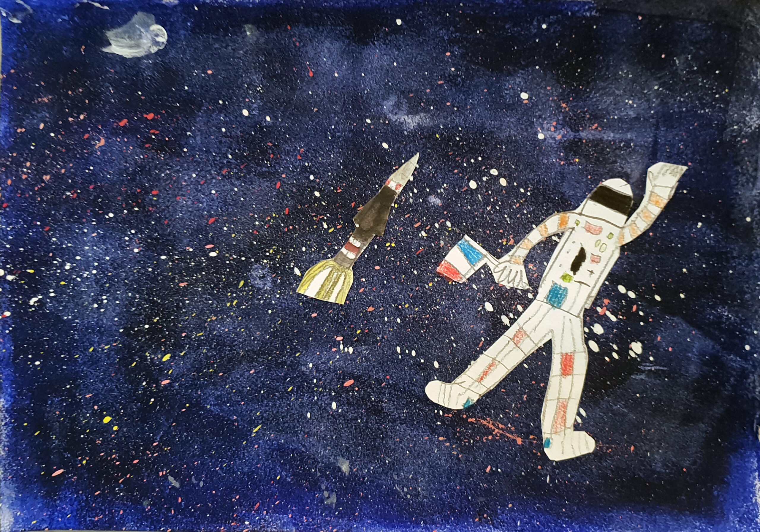 Cosmonaute dans l’espace (24)