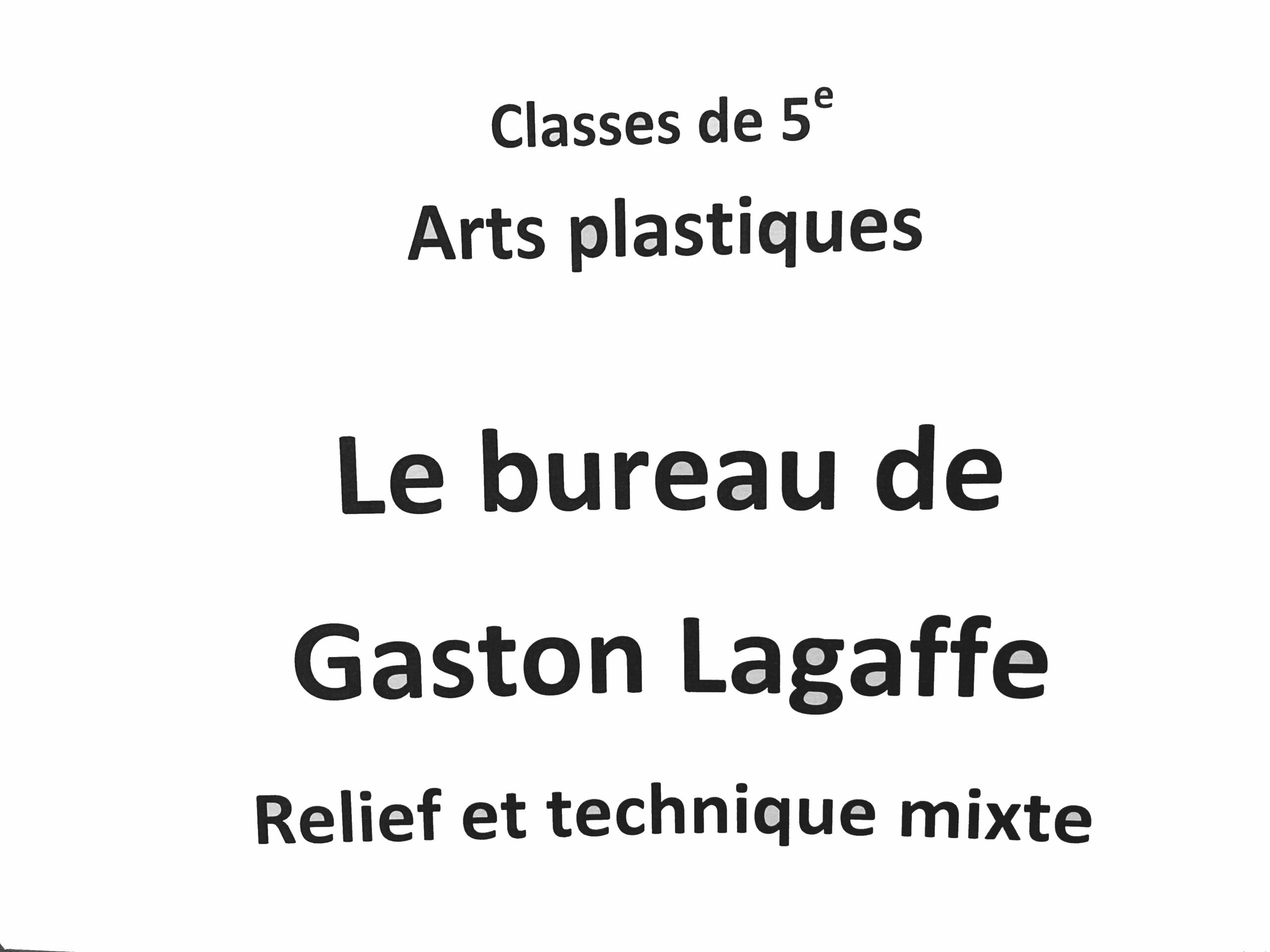 Le bureau de Gaston Lagaffe (5e) (01)