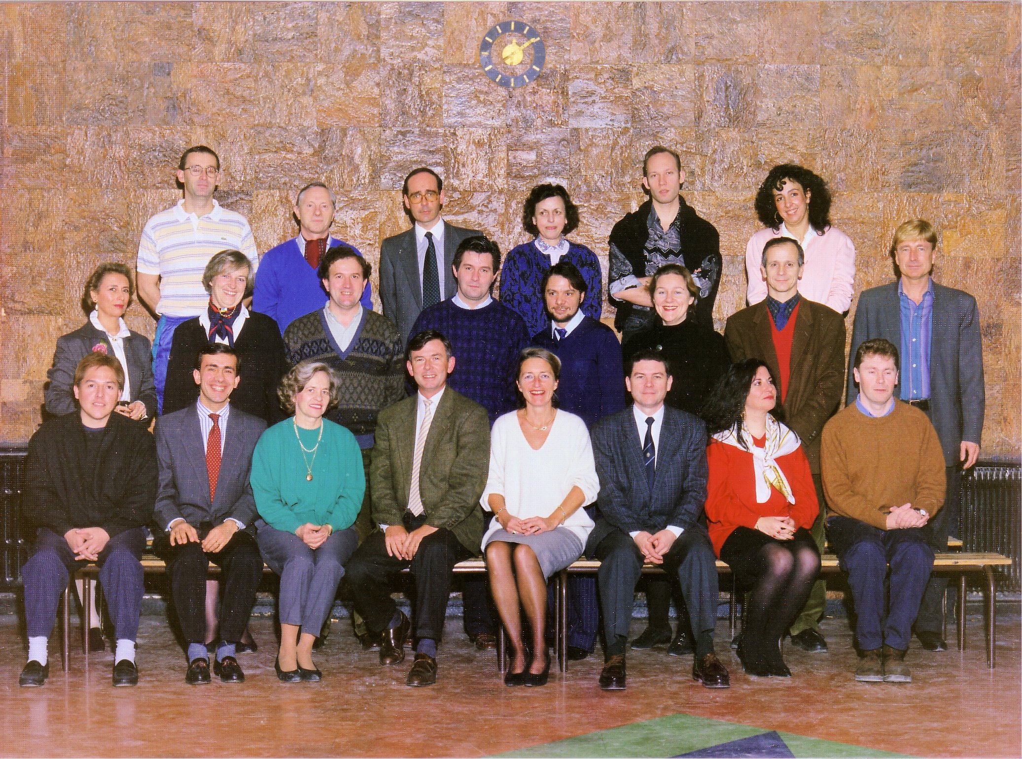 Photo des professeurs 1992-1993