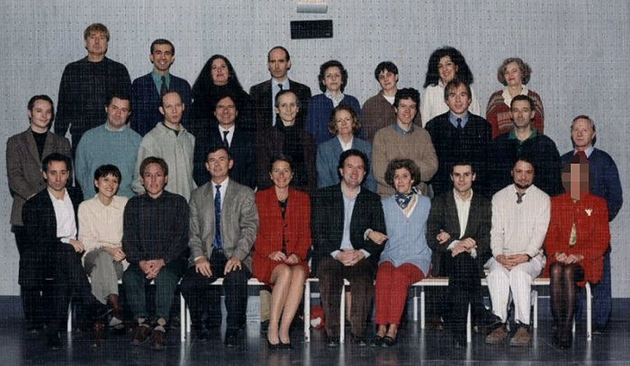 Photo des professeurs 1995-1996