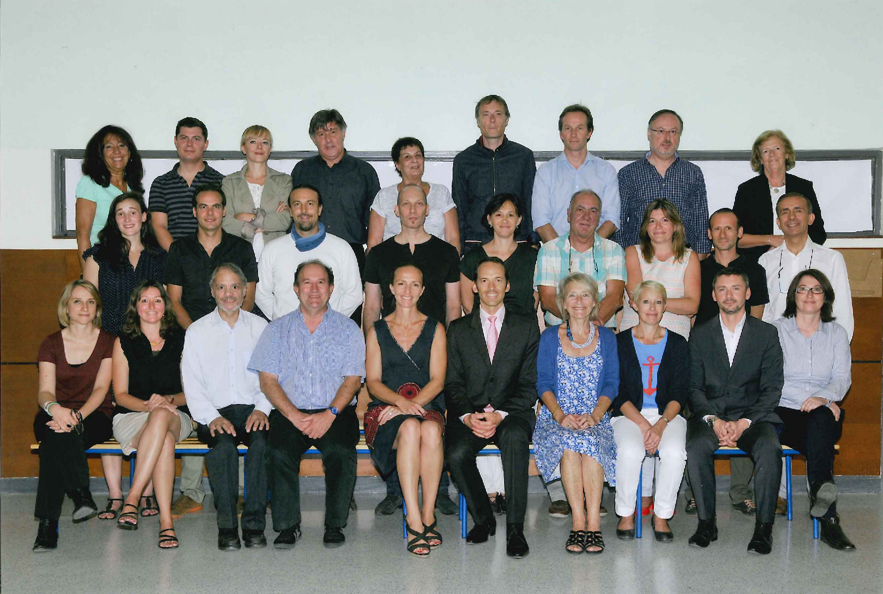 Photo des professeurs 2014-2015